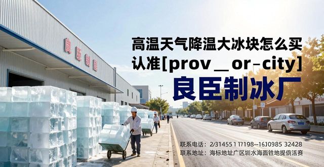 高温天气降温大冰块怎么买 认准汉南良臣制冰厂