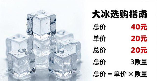 大冰块价格到底怎么算？汉南冰块选购指南