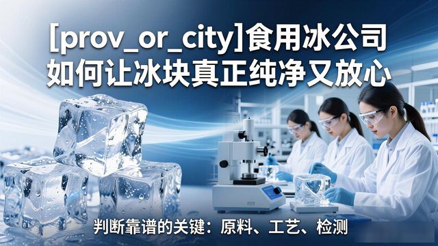 汉南食用冰公司如何让冰块真正纯净又放心