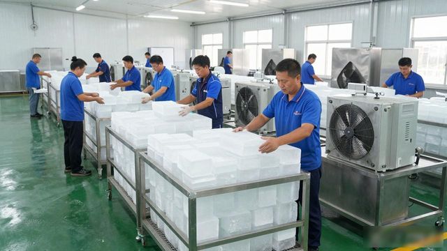 汉南夏季车间降温冰块，工厂师傅都在用这个方法